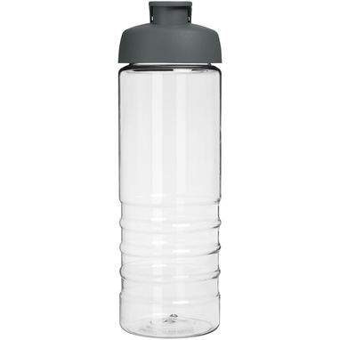 Бутылка спортивная H2O Treble , цвет прозрачный, серый - 21087912- Фото №2