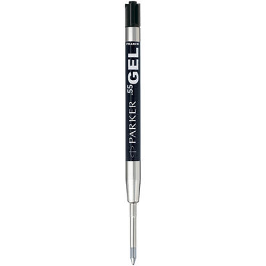 Стержень для шариковой ручки сменный Gel , цвет серебристый, сплошной черный - 42000481- Фото №2