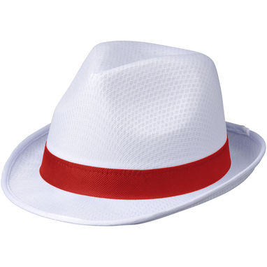 Шляпа Trilby, цвет белый, красный - 11107023- Фото №1