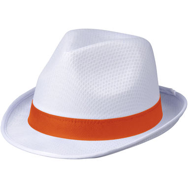 Шляпа Trilby, цвет белый, оранжевый - 11107024- Фото №1