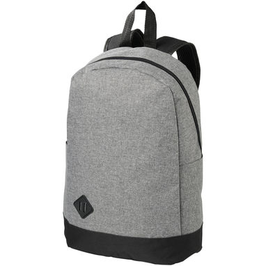 Рюкзак для ноутбука Dome, колір сірий яскравий, суцільний чорний - 12045600- Фото №1