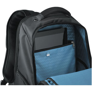 Рюкзак для ноутбука TY, колір суцільний чорний - 12047900- Фото №6