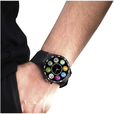 Смарт-часы Prixton SW41, цвет сплошной черный - 1PA03600- Фото №5