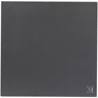 Коврик для мыши SCX.design O25 , цвет сплошной черный, белый - 1PX01400- Фото №2