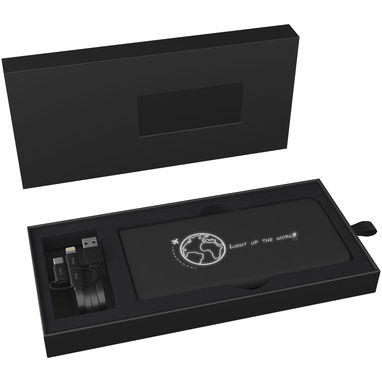 Зарядний пристрій бездротовий SCX.design P17, колір суцільний чорний, білий - 1PX01700- Фото №2