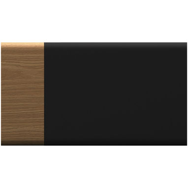 Зарядний пристрій портативний SCX.design P20, колір дерево, суцільний чорний - 1PX01936- Фото №2
