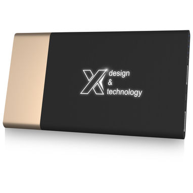 Зарядний пристрій портативний SCX.design P20, колір золотистий, білий - 1PX01967- Фото №1