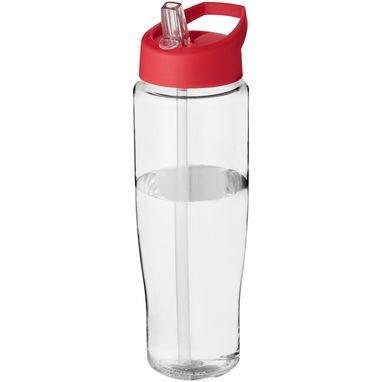 Бутылка спортивная H2O Tempo , цвет прозрачный, красный - 21004425- Фото №1
