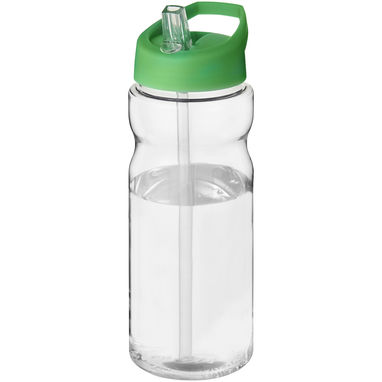 Пляшка спортивна H2O Base, колір прозорий, зелений - 21004917- Фото №1
