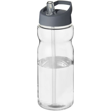 Пляшка спортивна H2O Base, колір прозорий, штормовий сірий - 21004926- Фото №1