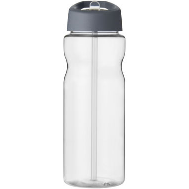 Пляшка спортивна H2O Base, колір прозорий, штормовий сірий - 21004926- Фото №2