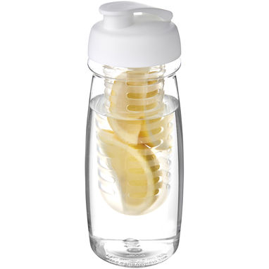 Пляшка спортивна H2O Pulse, колір прозорий, білий - 21005504- Фото №1