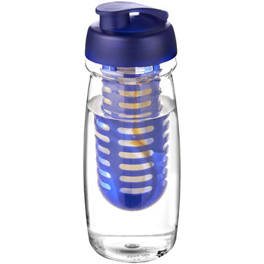 Бутылка спортивная H2O Pulse, цвет прозрачный, cиний - 21005505- Фото №1