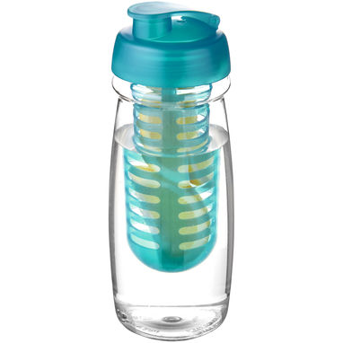 Бутылка спортивная H2O Pulse , цвет прозрачный, цвет морской волны - 21005507- Фото №1