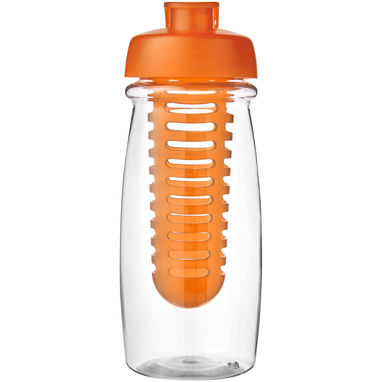 Бутылка спортивная H2O Pulse , цвет прозрачный, оранжевый - 21005508- Фото №2