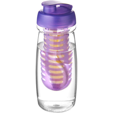 Бутылка спортивная H2O Pulse , цвет прозрачный, пурпурный - 21005509- Фото №1