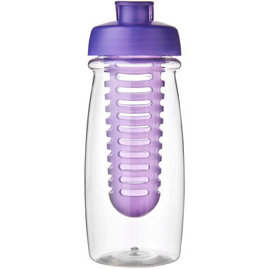 Бутылка спортивная H2O Pulse , цвет прозрачный, пурпурный - 21005509- Фото №2