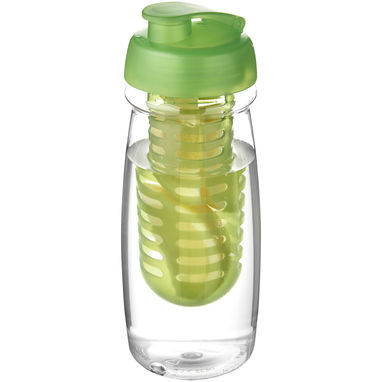 Пляшка спортивна H2O Pulse, колір прозорий, лайм - 21005511- Фото №1