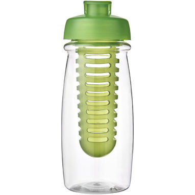 Бутылка спортивная H2O Pulse , цвет прозрачный, лайм - 21005511- Фото №2
