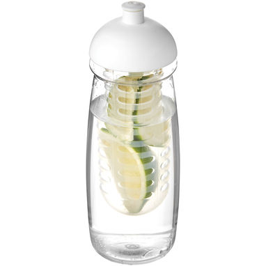 Бутылка спортивная H2O Pulse , цвет прозрачный, белый - 21005704- Фото №1