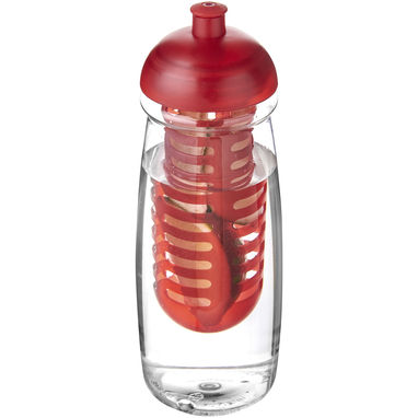 Пляшка спортивна H2O Pulse, колір прозорий, червоний - 21005706- Фото №1
