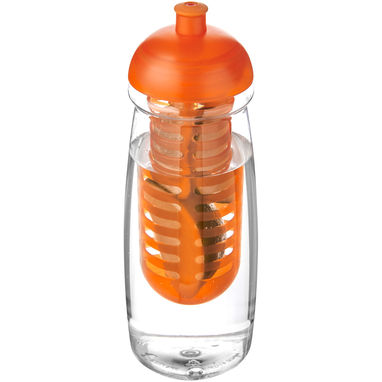 Бутылка спортивная H2O Pulse , цвет прозрачный, оранжевый - 21005708- Фото №1