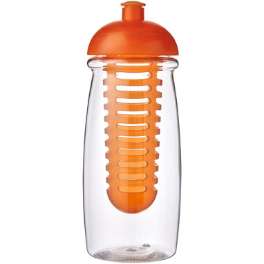 Бутылка спортивная H2O Pulse , цвет прозрачный, оранжевый - 21005708- Фото №2