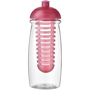 Бутылка спортивная H2O Pulse , цвет прозрачный, розовый - 21005711- Фото №2