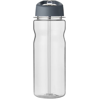 Пляшка спортивна H2O Base Tritan, колір прозорий, штормовий сірий - 21006204- Фото №2