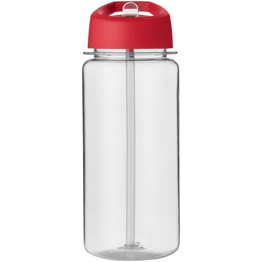 Бутылка спортивная H2O Octave Tritan , цвет прозрачный, красный - 21006705- Фото №2