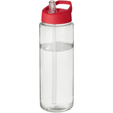 Бутылка спортивная H2O Vibe , цвет прозрачный, красный - 21009615- Фото №1