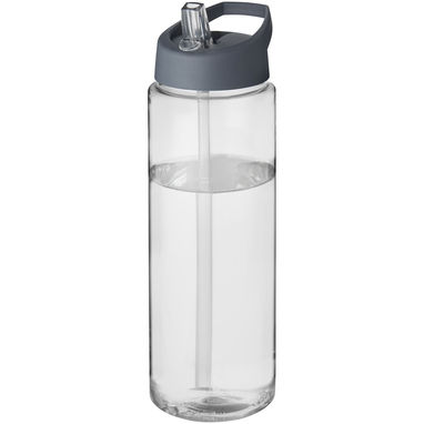 Пляшка спортивна H2O Vibe, колір прозорий, штормовий сірий - 21009617- Фото №1