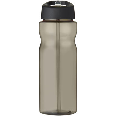 Бутылка спортивная H2O Eco , цвет угольный, сплошной черный - 21009900- Фото №2