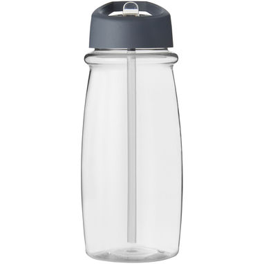 Пляшка спортивна H2O Pulse, колір прозорий, штормовий сірий - 21088211- Фото №2