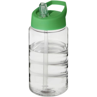 Бутылка спортивная H2O Bop , цвет прозрачный, зеленый - 21088302- Фото №1
