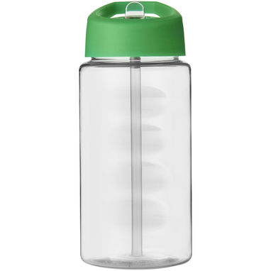 Бутылка спортивная H2O Bop , цвет прозрачный, зеленый - 21088302- Фото №2