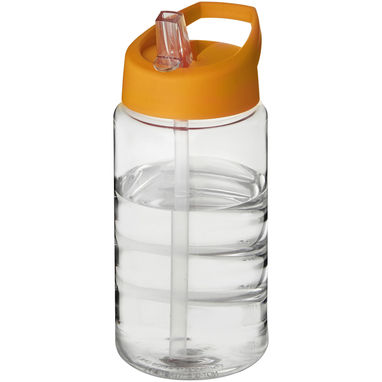 Бутылка спортивная H2O Bop , цвет прозрачный, оранжевый - 21088304- Фото №1