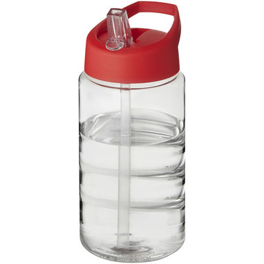 Бутылка спортивная H2O Bop , цвет прозрачный, красный - 21088310- Фото №1