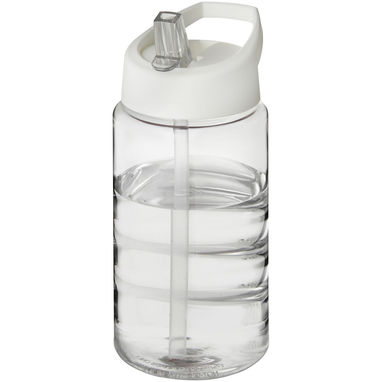 Бутылка спортивная H2O Bop , цвет прозрачный, белый - 21088311- Фото №1