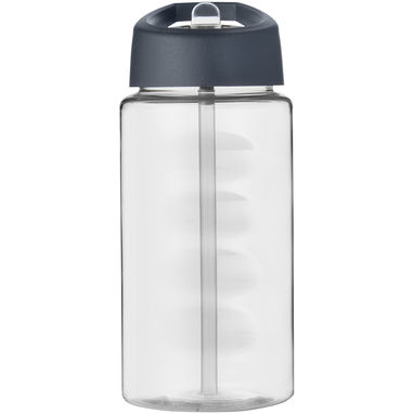 Пляшка спортивна H2O Bop, колір прозорий, штормовий сірий - 21088316- Фото №2