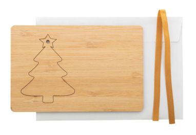 Різдвяна листівка, ялинка BooCard, колір натуральний - AP716450-B- Фото №3