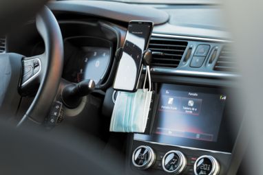 Автомобільний тримач для мобільного телефону Gumbol, колір чорний - AP721960-10- Фото №4