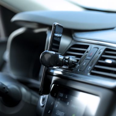 Автомобильный держатель для мобильного телефона Gumbol, цвет черный - AP721960-10- Фото №8