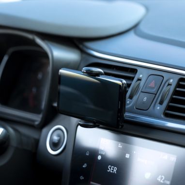 Автомобильный держатель для мобильного телефона Gumbol, цвет черный - AP721960-10- Фото №9