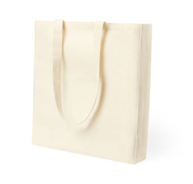 Бавовняна сумка для покупок Casim, колір білий - AP721966- Фото №5