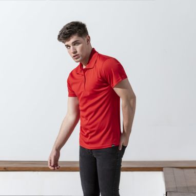 Рубашка-поло RPET Dekrom, цвет красный  размер XL - AP721968-05_XL- Фото №4