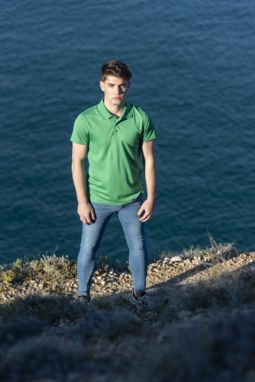 Рубашка-поло RPET Dekrom, цвет зеленый  размер XL - AP721968-07_XL- Фото №4