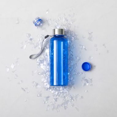 Спортивна пляшка RPET Lecit, колір синій - AP722013-06- Фото №6