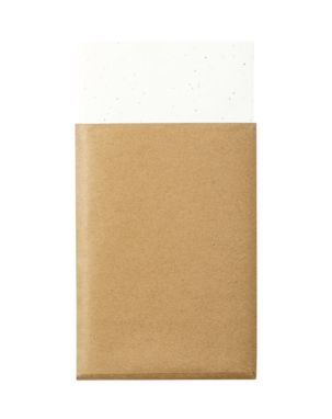 Блокнот із насіннєвого паперу Serex, колір білий - AP722050-01- Фото №11