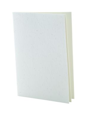 Блокнот із насіннєвого паперу Serex, колір білий - AP722050-01- Фото №13